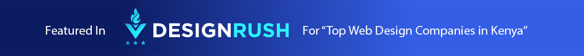 Listing in DesignRush.com under Top Web Design Companies in Kenya